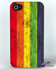 Gay Pride Rainbow iPhone 4 or 4s Hard Case